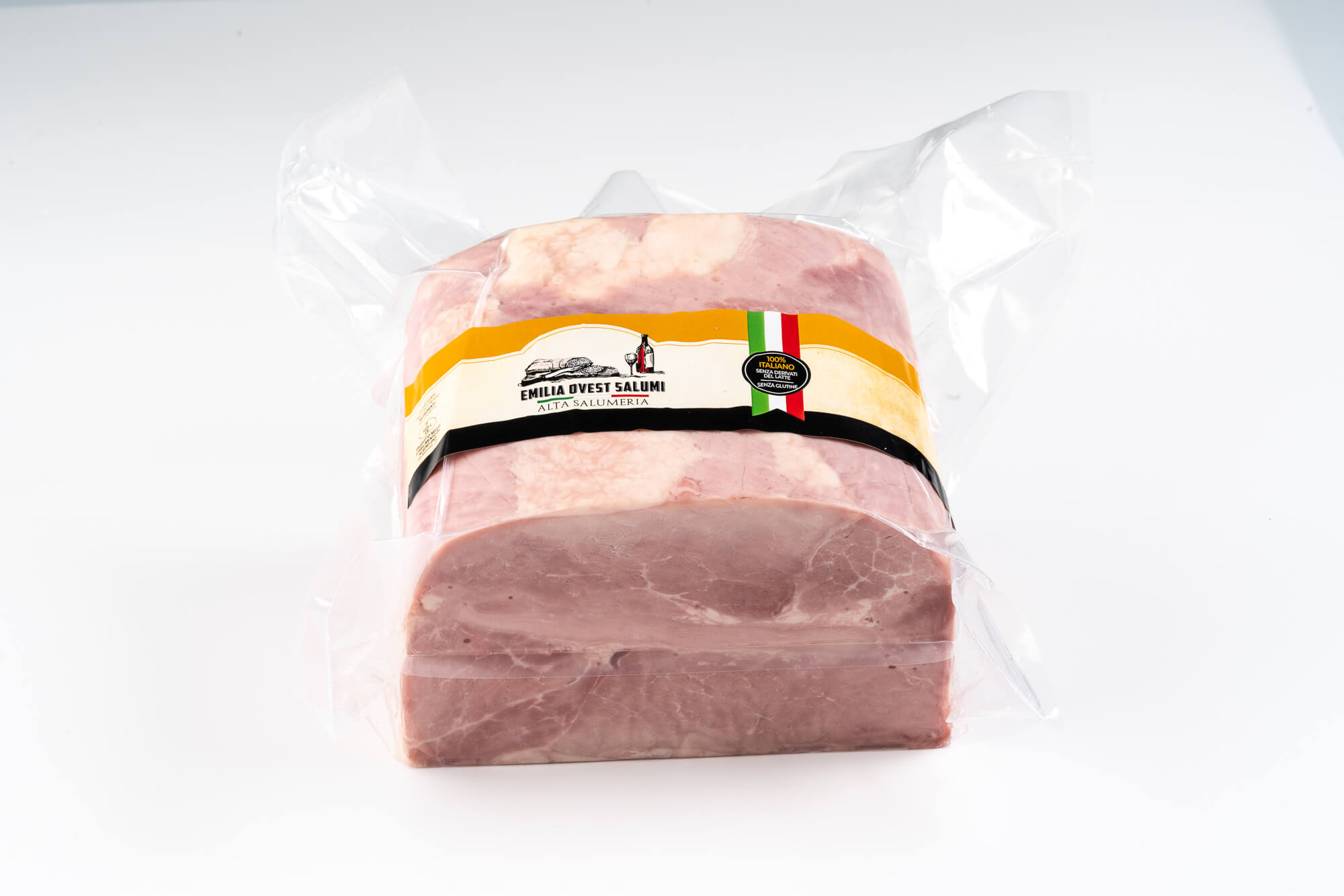 Trancio di prosciutto cotto Tuttafetta sottovuoto per l'affettamento